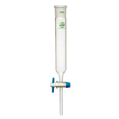 Chromatography columns with PTFE key Stopcock